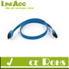 Linkacc1-th138 10 Pack 18 inch SATA 6Gbps Cable w/Locking Latch - Blue-コネクタ問屋・仕入れ・卸・卸売り