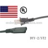 米国2ピンのフラット電源コード( 10a/125v)( ul/cul承認)-電源コード、エクステンションコード問屋・仕入れ・卸・卸売り