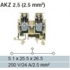 ワイドミュラーのブロックakz2.5termincalオーセンティック-ターミナルブロック問屋・仕入れ・卸・卸売り