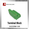 三河緑sh222rm-3.81プラグイン可能なターミナルブロックコネクタの製造-ターミナルブロック問屋・仕入れ・卸・卸売り