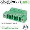 プラグの端子台3.81ミリメートルpcbメス端子ブロックフランジナットと300v10a2ピン24ピンのためのpcbプラグ接続し電線対基板-端末問屋・仕入れ・卸・卸売り