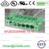 ワイヤーにpcbボード10.16mmソケットdcオスプラグインスペード端子台コネクタフランジ付ul、 vdekf2edgsrmb-10.16600v57aを-端末問屋・仕入れ・卸・卸売り