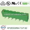 直角プラグピン端子台7.62mm7.5ミリメートルピッチコネクタのオス端子台フランジナットとkf2edgrm-7.5/7.62-端末問屋・仕入れ・卸・卸売り