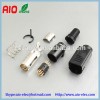 8 sets Mini 8 Pin DIN male Solder Connector - Plastic to Create a Custom Cable Pinout.-コネクタ問屋・仕入れ・卸・卸売り