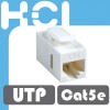 シールドなしrj45cat5e180度ストレートutpキーストンカプラー-コネクタ問屋・仕入れ・卸・卸売り