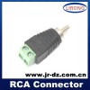 Jr-r59-1screwタイプオスrcaコネクタ端子ブロックcctv用環境材料と-コネクタ問屋・仕入れ・卸・卸売り