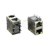 10/100/1000base- トン2x1のled付きrj45poe-コネクタ問屋・仕入れ・卸・卸売り