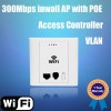 屋内無線lanap2t2r300mbps埋め込まれた壁poewifiを使用してプロジェクトのためのホテルおよびvlanアクセスコントローラソフトウェア-無線のネットワーク設備問屋・仕入れ・卸・卸売り