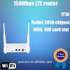 mbpsワイヤレスポータブル1504gワイヤレスルータとsimカードスロット、 を作成しwifiどこを有すれ4g信号またはブロードバンド接続-無線のネットワーク設備問屋・仕入れ・卸・卸売り