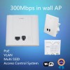 300mbps11nのアクセスポイントで壁2個とアンテナ、 ホテル・vlanpoe無線lanカバーのためのサポート-無線のネットワーク設備問屋・仕入れ・卸・卸売り