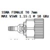 ssmaメスアダプタ7ミリメートルに-コネクタ問屋・仕入れ・卸・卸売り