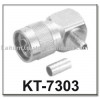 信頼性の高い品質( kt- 7303) n型オスコネクタ直角、 圧着タイプ-コネクタ問屋・仕入れ・卸・卸売り